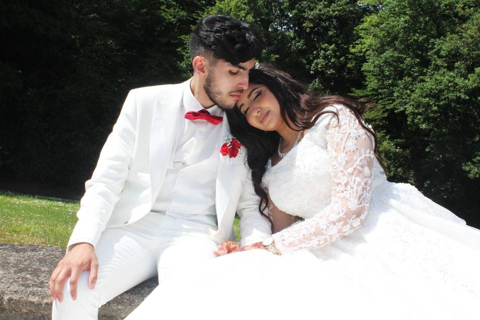 Séance photo couple au parc