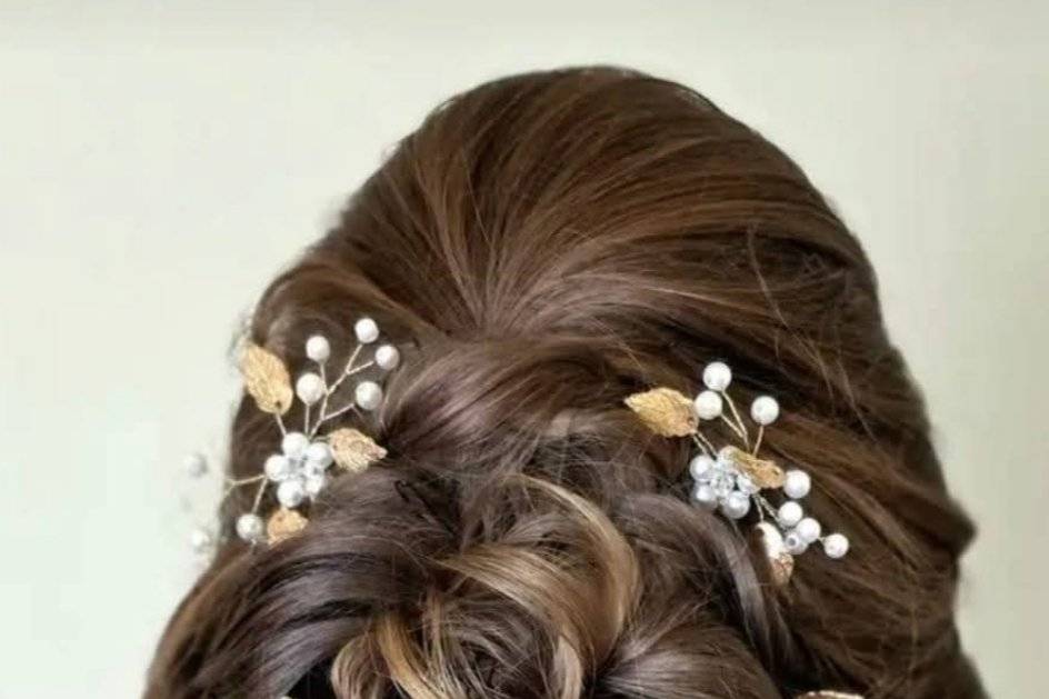 Chignon bohème