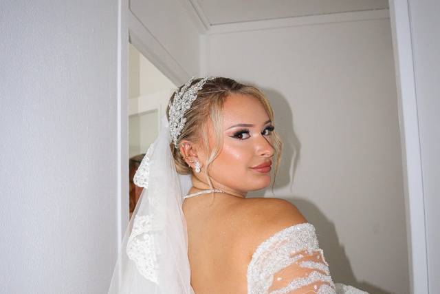 Mariée dans sa robe