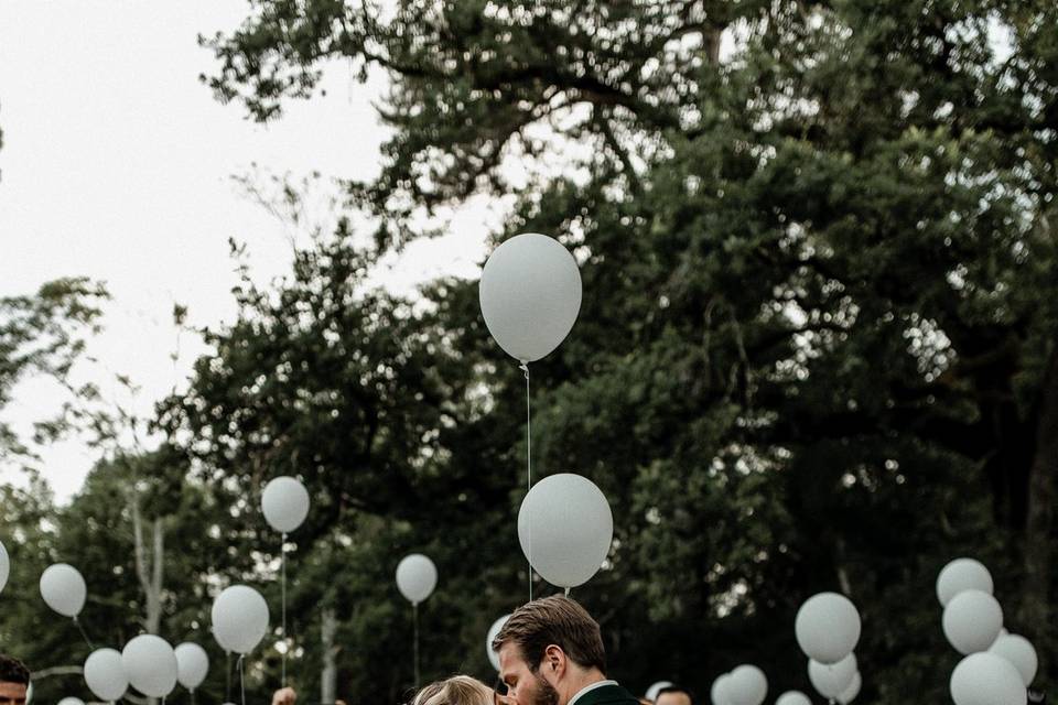 Photo couple ballons