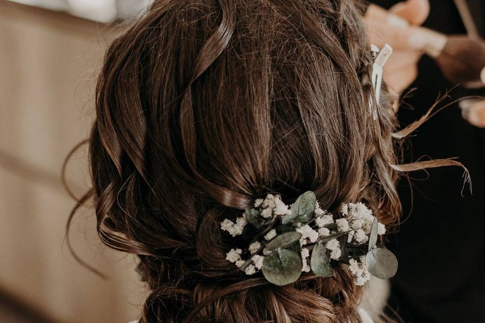 Chignon bohème