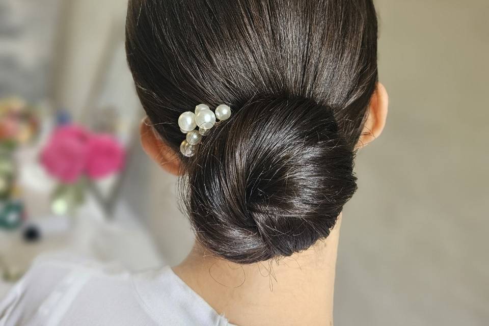 Chignon élégant