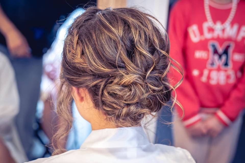 Chignon bohème