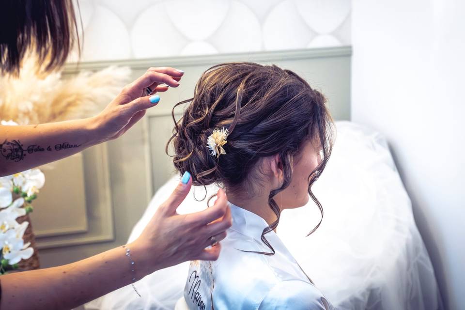 Chignon bohème