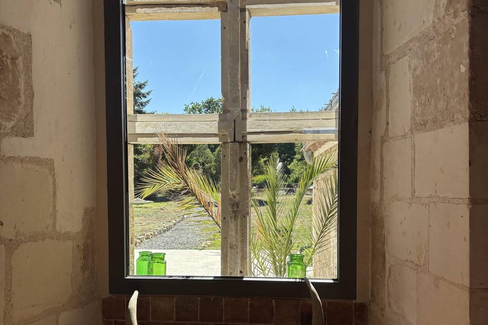 Vue sur terrasse