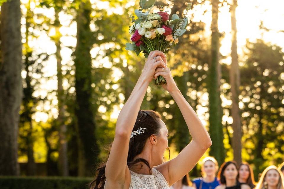 Lancé de bouquet