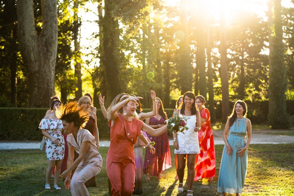 Lancé de bouquet