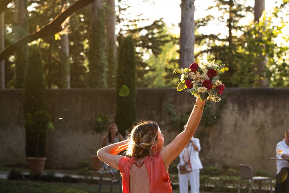 Lancé de bouquet