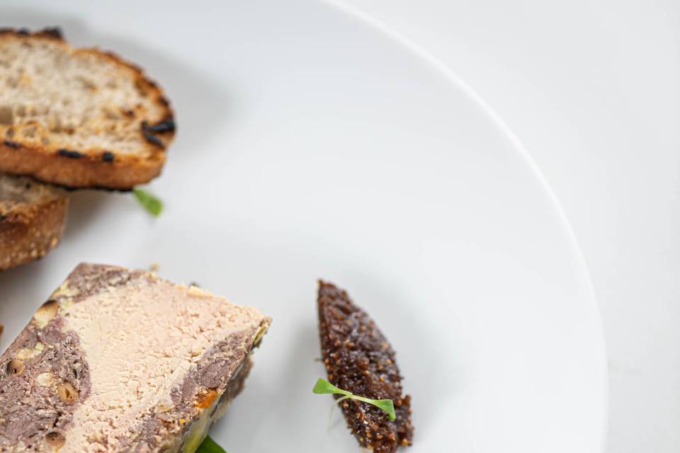 Pressé de boeuf, foie gras