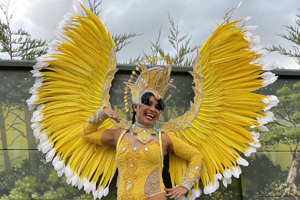 Sarita samba show Brésil