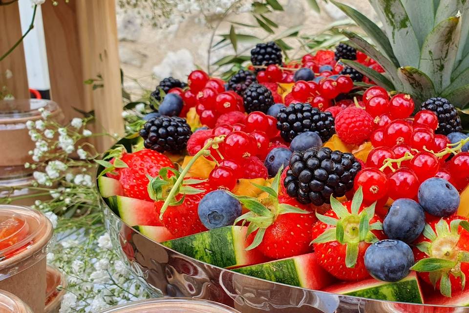 Plateau de fruits frais