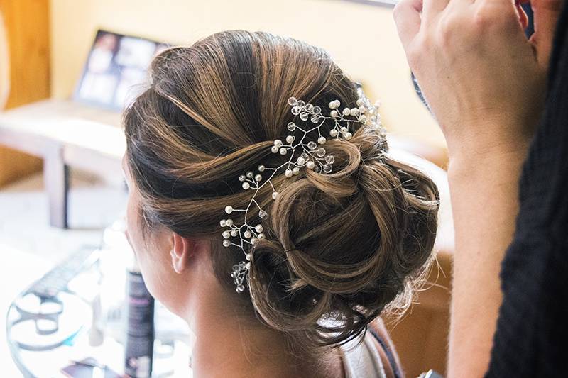 Coiffure de la mariée