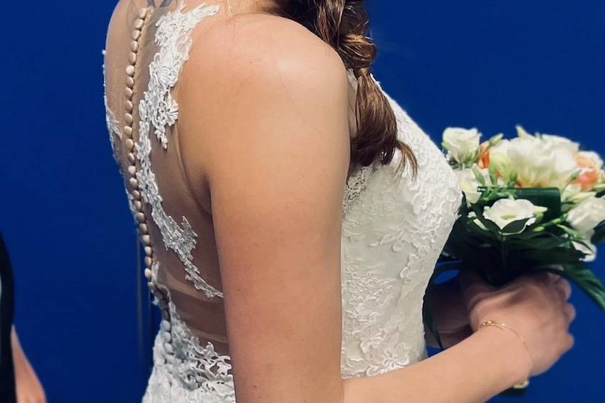 Chignon  mariée concours