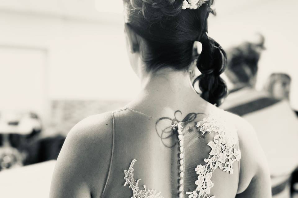 Chignon mariée concours