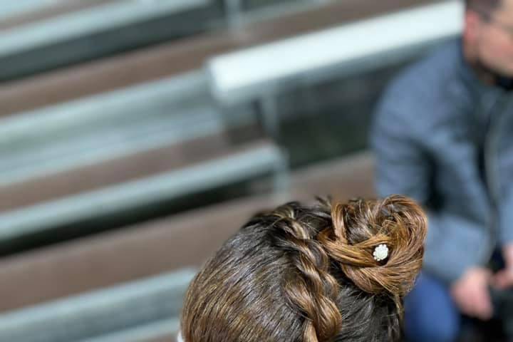 Chignon mariée concours