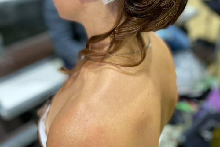 Chignon mariée concours