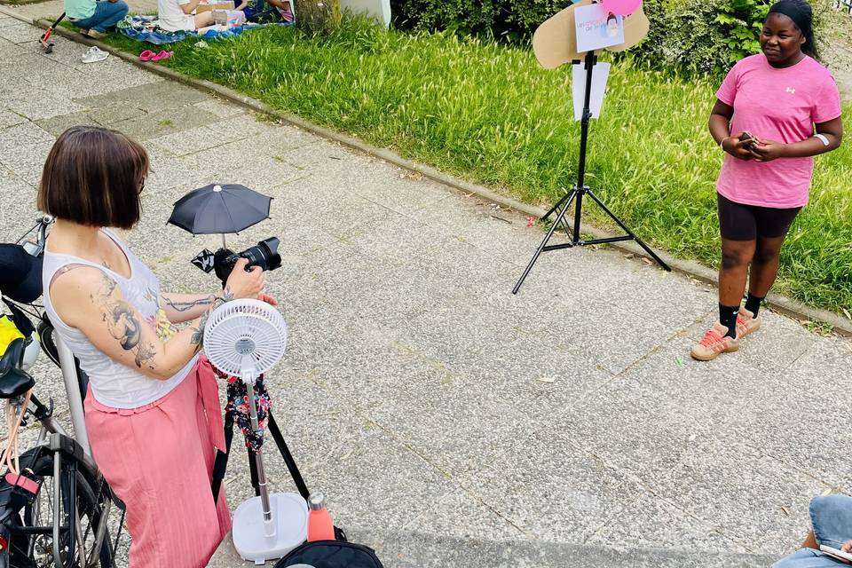 Envolée photographique mariage