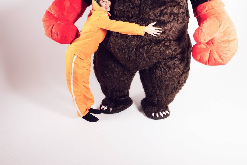 Mascotte doudzilla 2m60