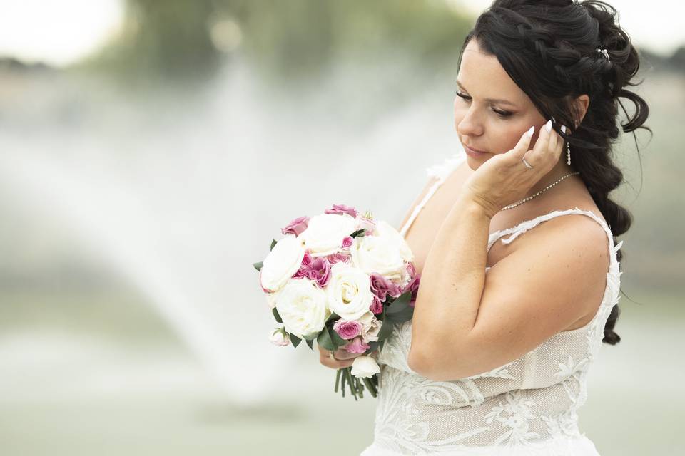 Mise en beauté mariée