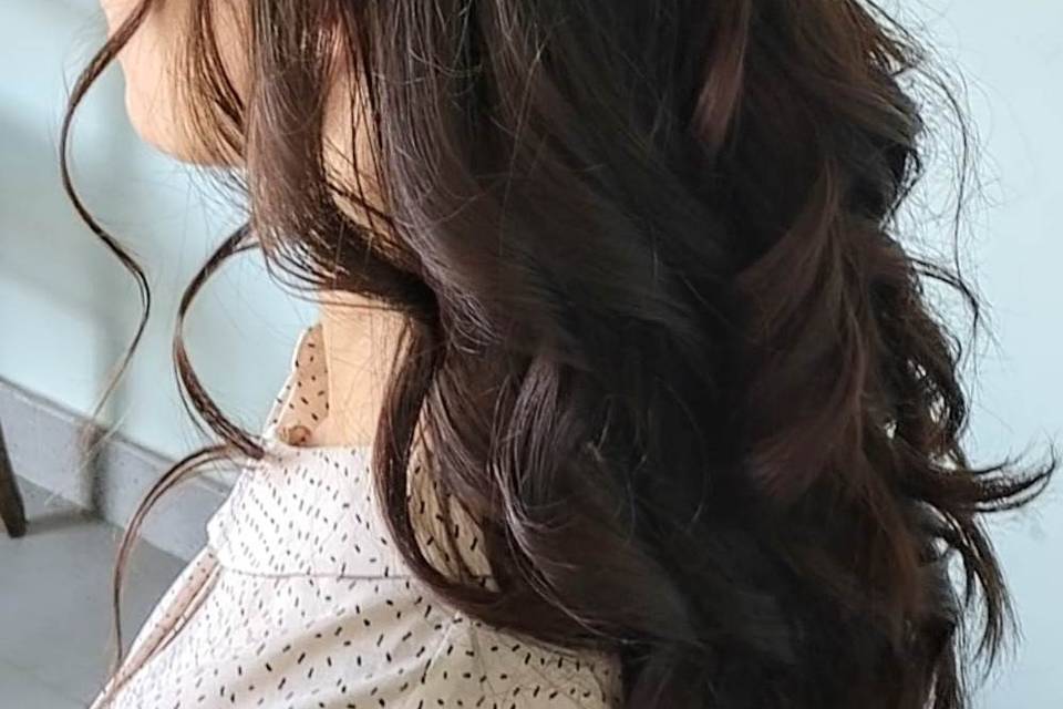 Coiffure invitée tressée