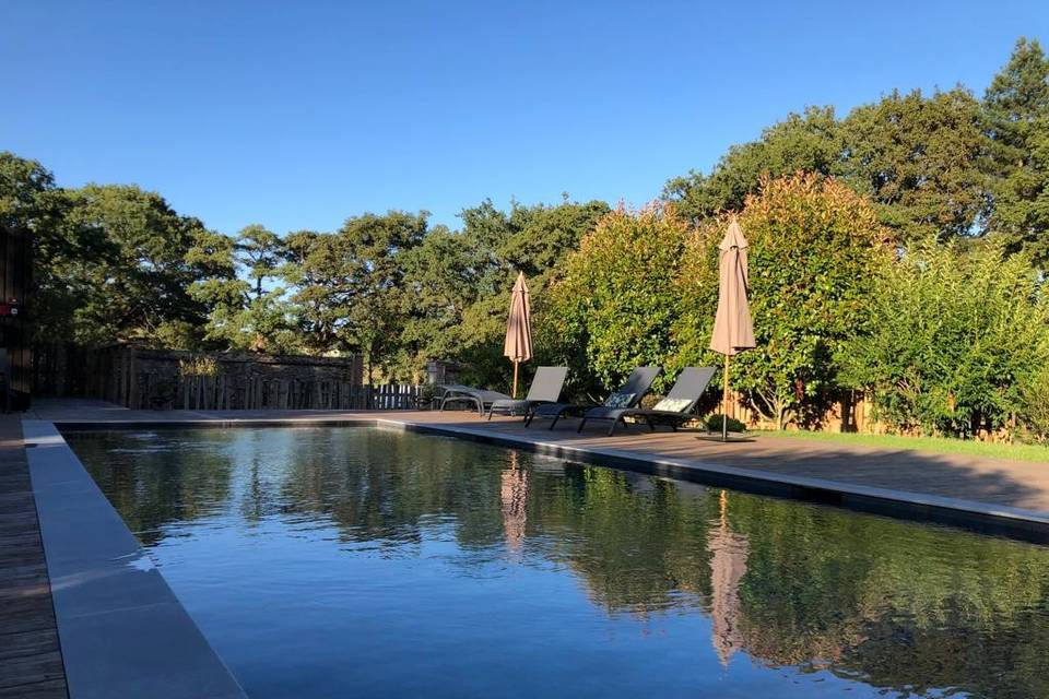 La piscine chauffée