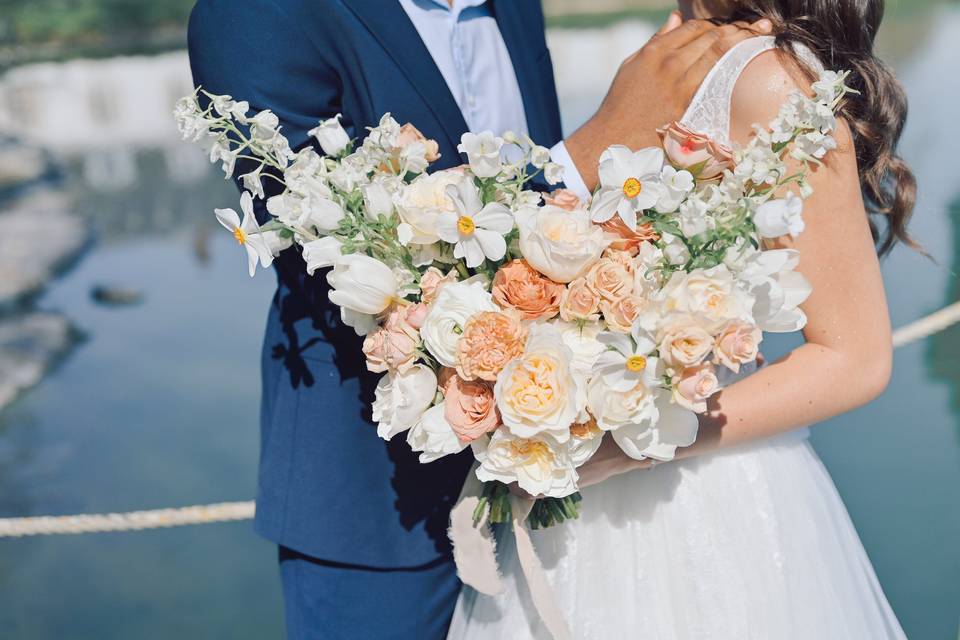 Bouquet et couple