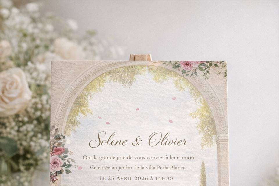 Faire part mariage