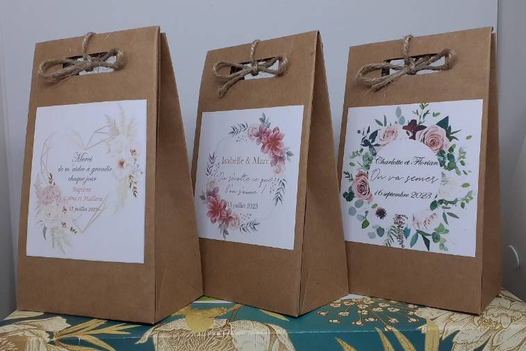 Sachets graines de fleurs à se