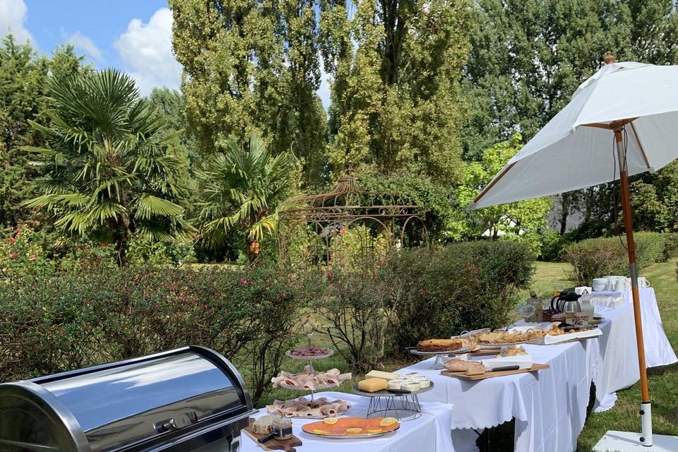 Buffet mariage exotique