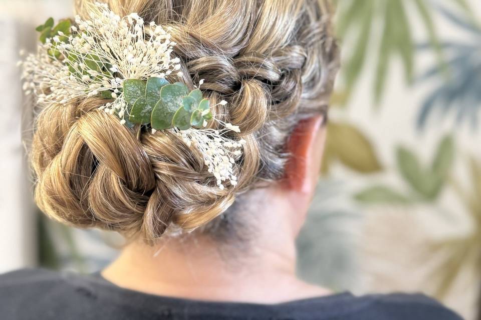 Chignon romantique
