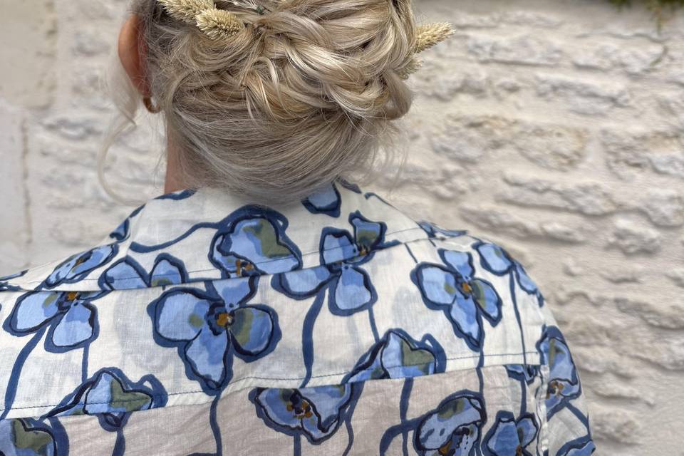 Chignon naturel