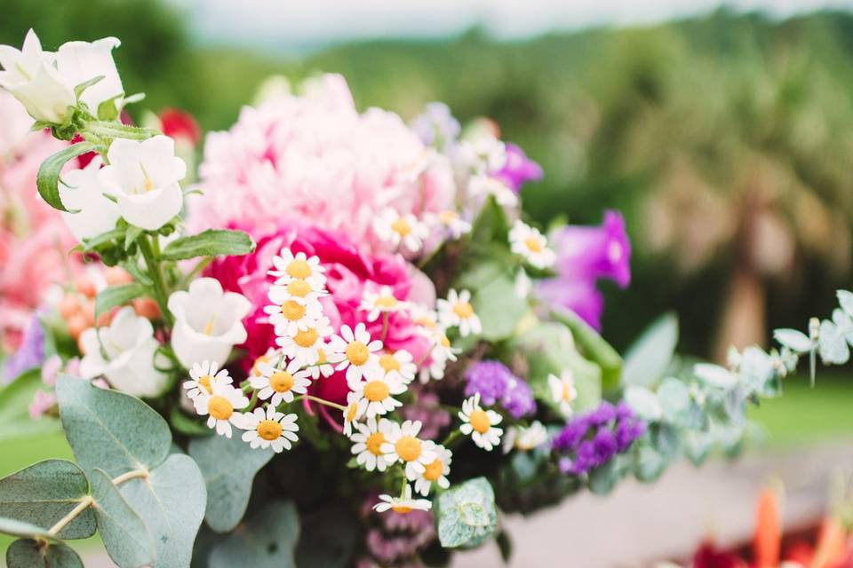 Bouquet de fleurs champêtre