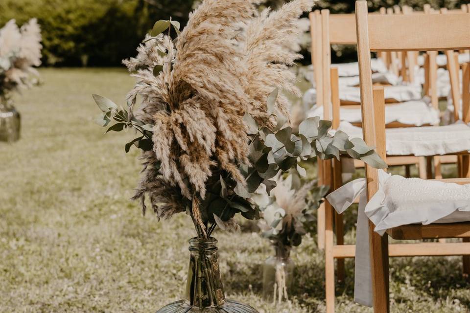 Pampa allée cérémonie