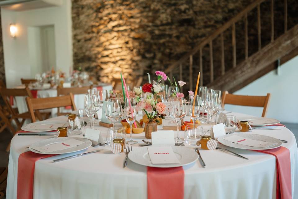 Centre de table soliflores