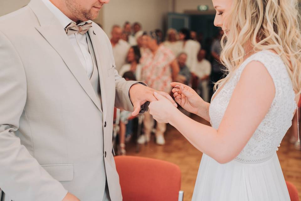 Arrivée de la mariée