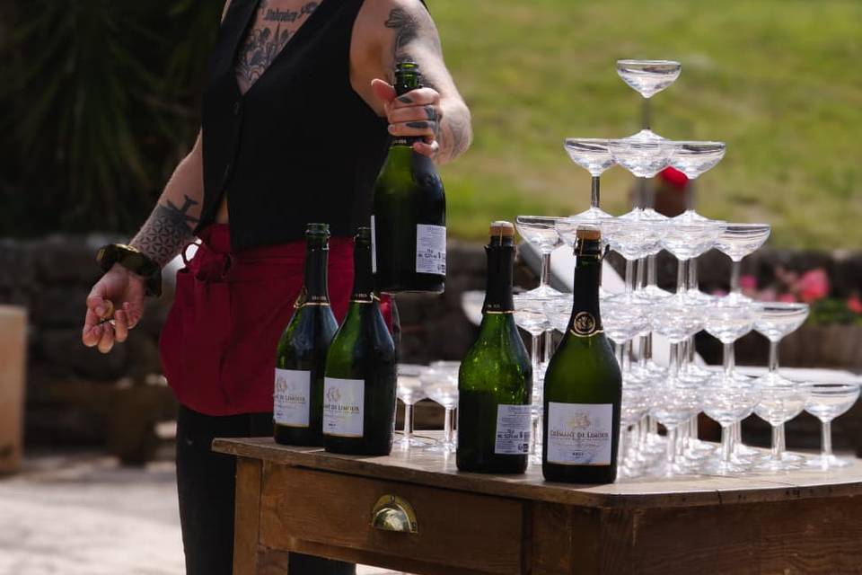 Champagne Tower