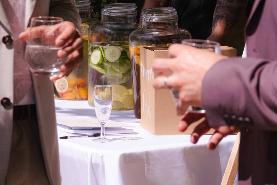 Welcome drinks
