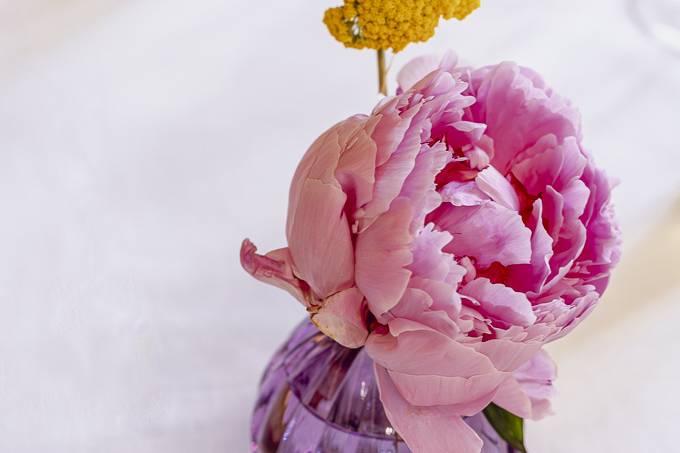 Fleurs de décoration de table