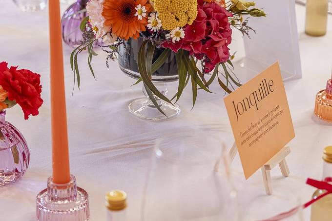 Nom de table par fleur