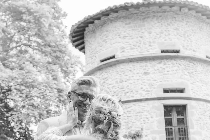Dos de la robe de mariée