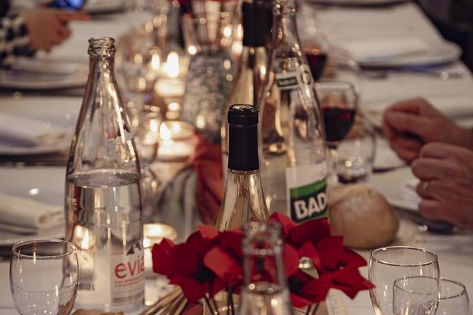 Mise en table lumineuse