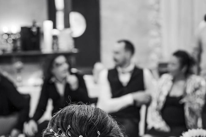 Détail de la coiffure