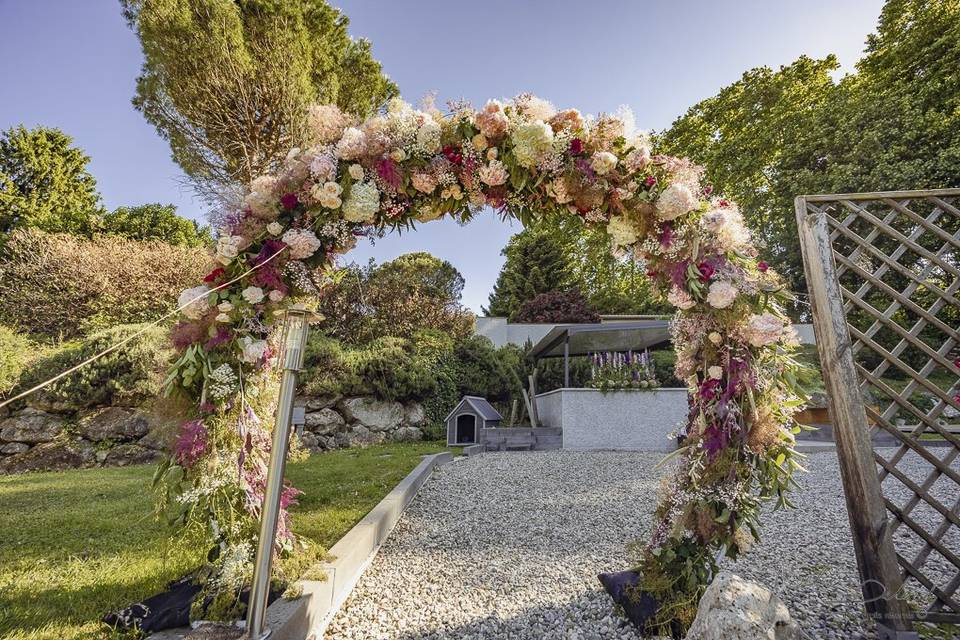 Arche de fleurs accueil maison