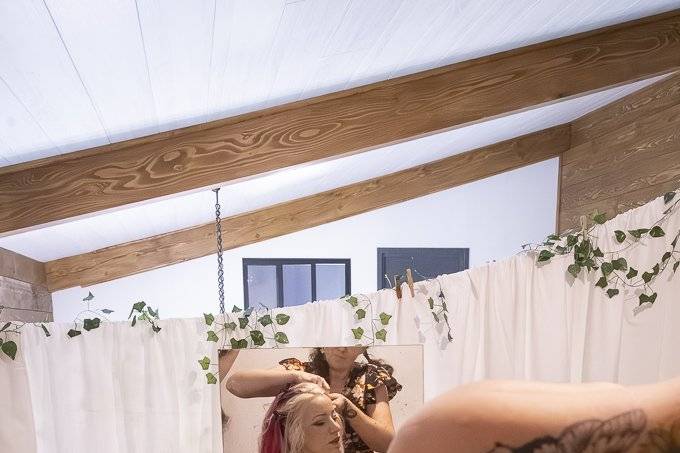 Préparatifs mariée chambre