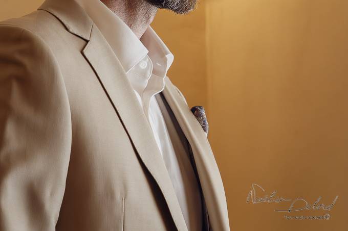 Portrait serré marié