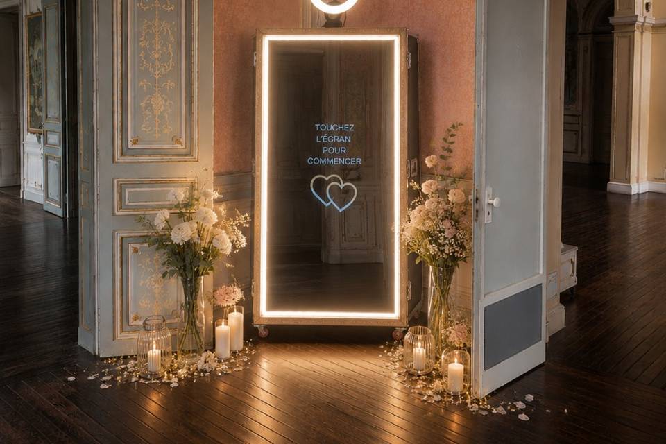 Photobooth mirroir magique