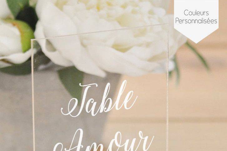 Marque table