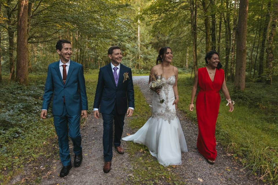 Accompagnés de vos témoins