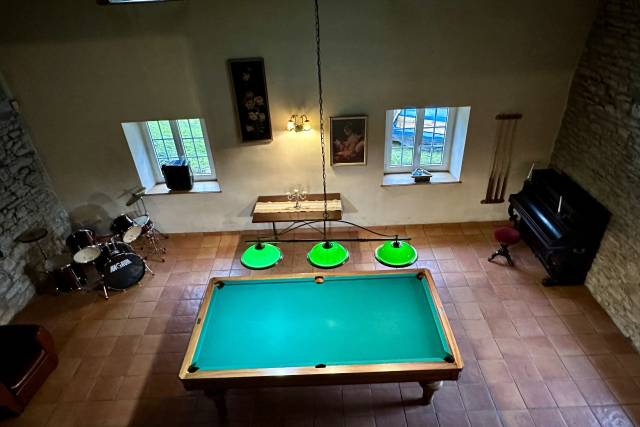 La salle de billard