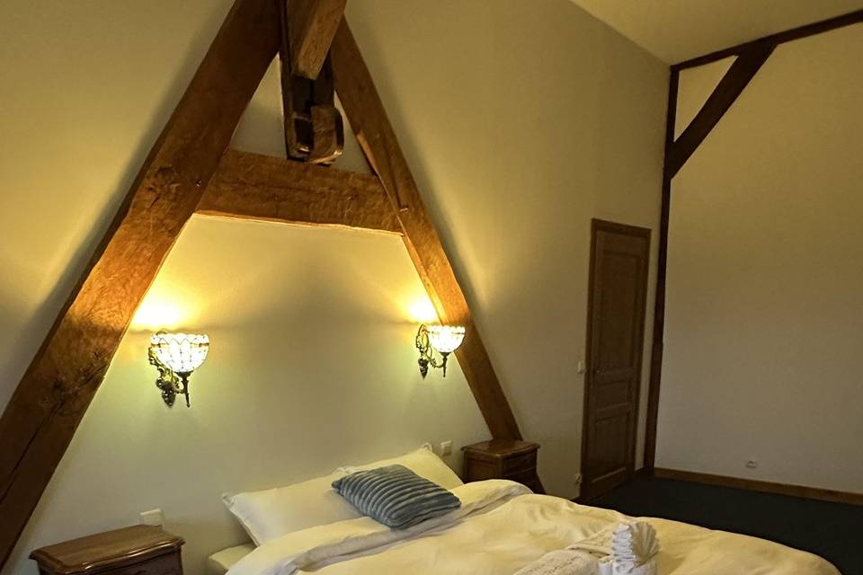 Une des chambres d'hôtes